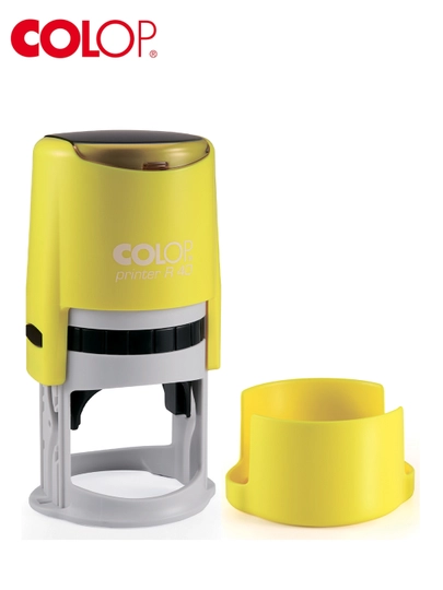 Оснастка Printer R40N (неон-жл/сн) Colop (круглая), 152392 — DESK2-152392