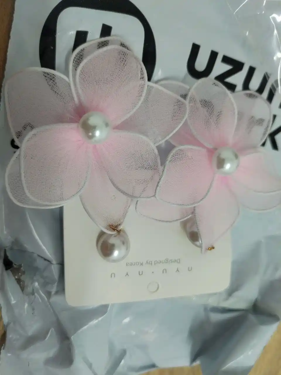 Gulli, elegant ziraklar, ayollar va qizlar uchun Koreys uslubidagi nafis sirg'alar
