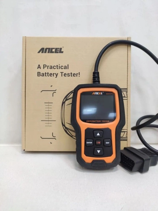 Тестер АКБ и сканер OBD2 ANCEL AD410PRO – проверка аккумулятора и ошибок авто