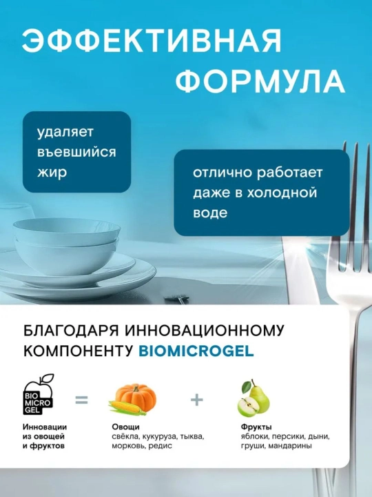 Экологичный гель для посуды, 1 л