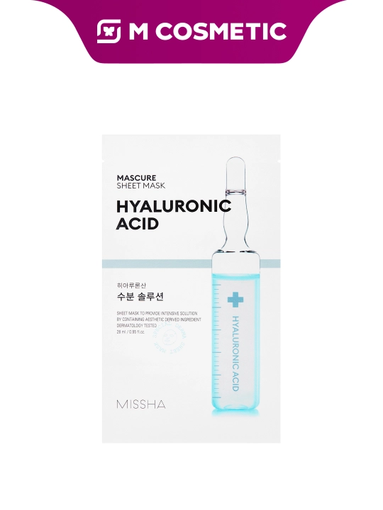 MISSHA Gialuron kislotali namlovchi yuz niqobi 28 ml - 