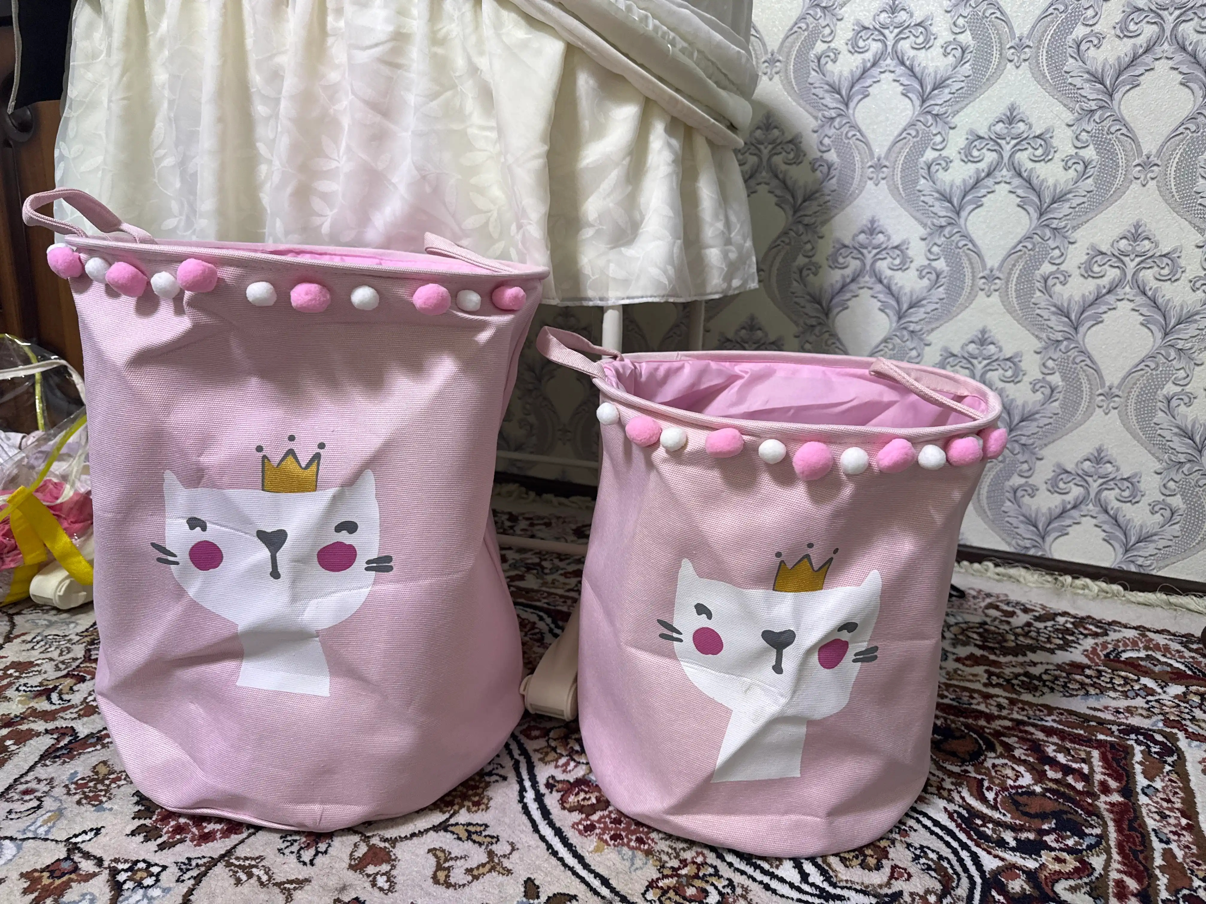 Корзина для игрушек, органайзер текстильный для детской комнаты