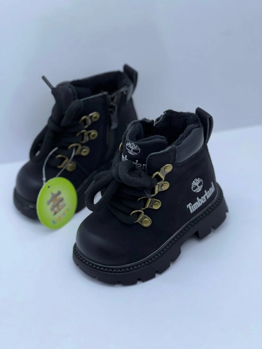 Детские зимние ботинки на меху Timberland (разные цвета) - 