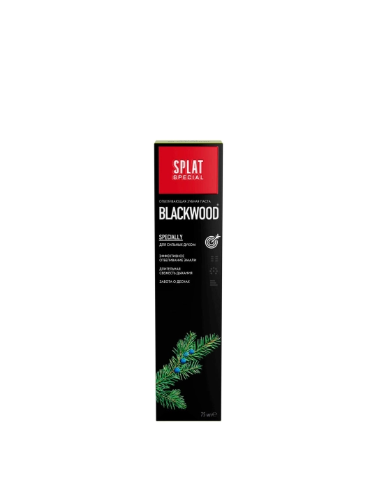 SPLAT Зубная паста Special Black Wood 75 мл