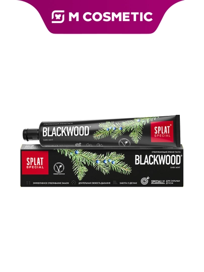 SPLAT Зубная паста Special Black Wood 75 мл - 