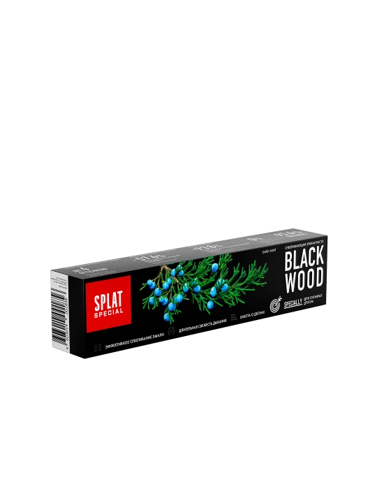 SPLAT Зубная паста Special Black Wood 75 мл