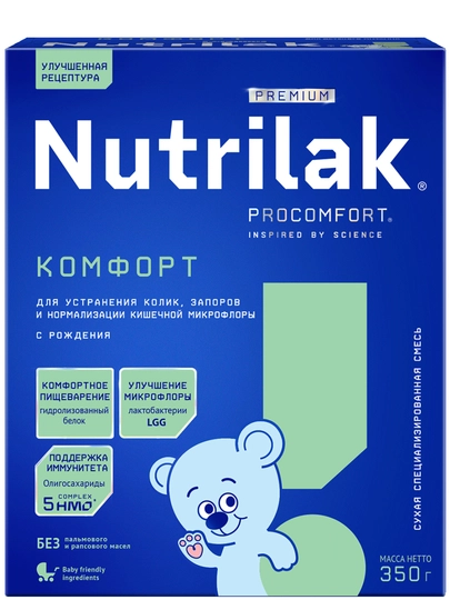 Смесь сухая специализированная Nutrilak Premium КОМФОРТ, 350 гр — INFAPRI-KJFU875