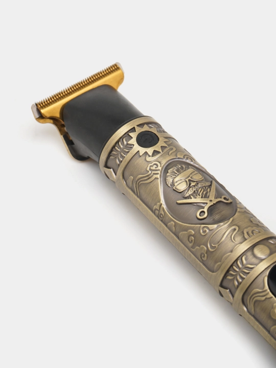 DALING Professional simsiz soch va soqol olish kesish mashinkasi, LCD displeyli trimmer