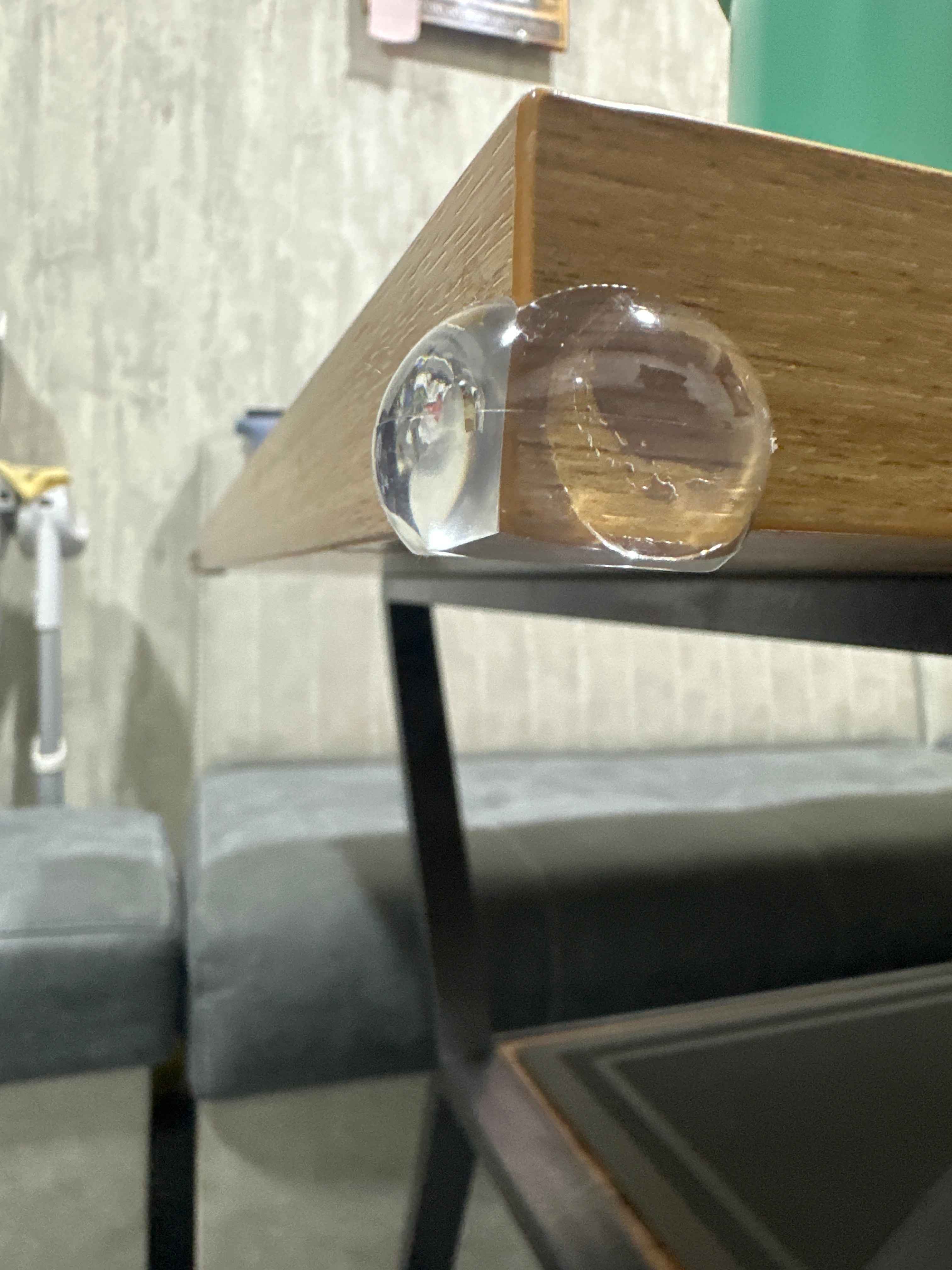 Mebel burchaklari, stol burchagi himoyasi, silikon, zarbaga qarshi, 4 dona