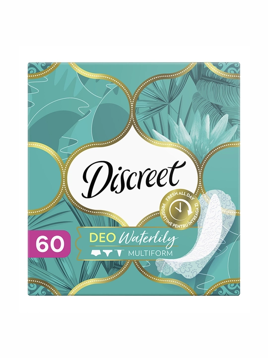 DISCREET Deo Kundalik prokladkalar Waterlily 60 dona