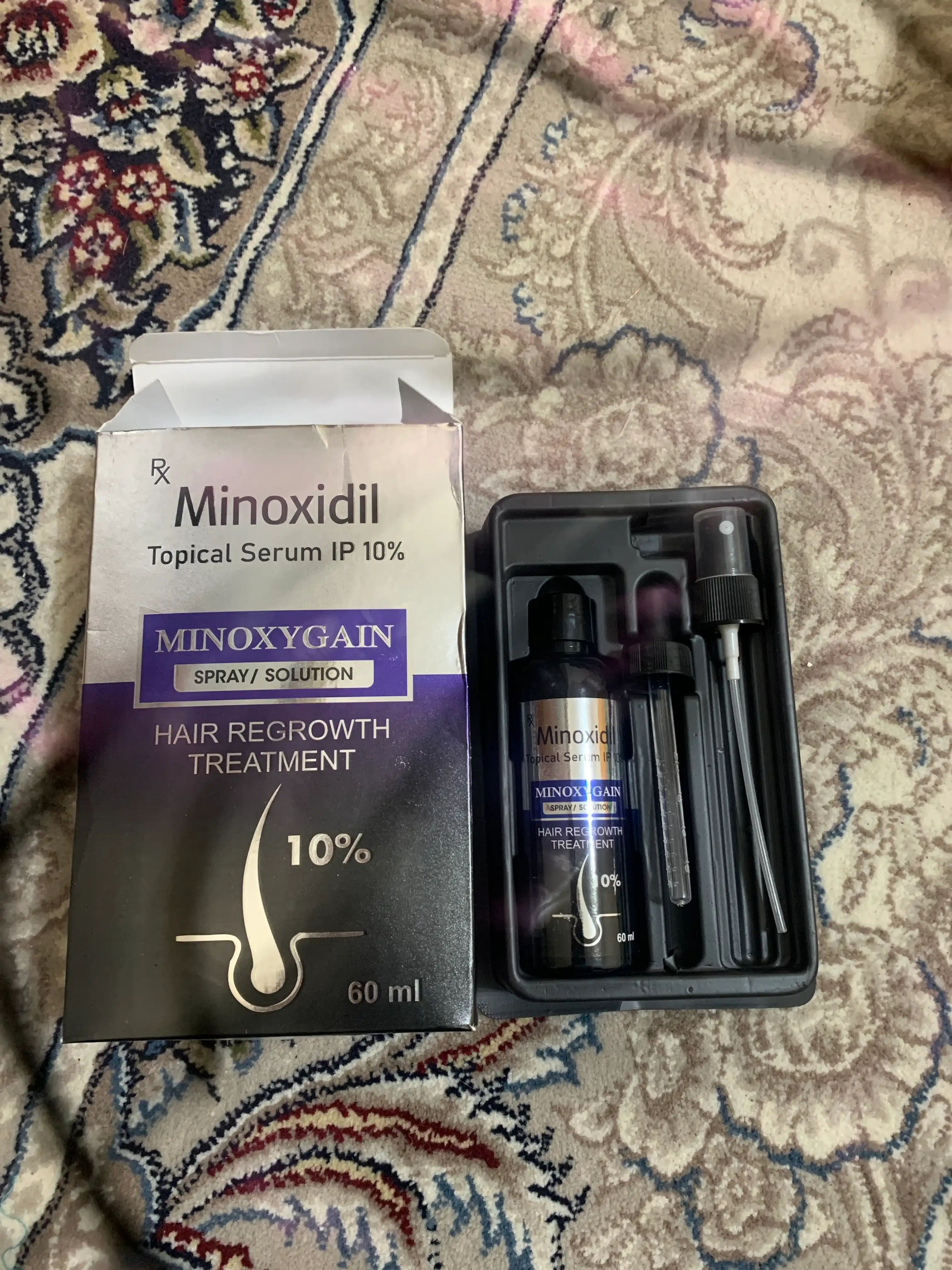 Soch va soqol o'sishi uchun losyon minoksidil, 60 ml