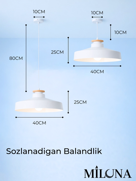 Lyustra osma, xaytek lustra, loft qandillar, oshxona, kafe, barga qandillar