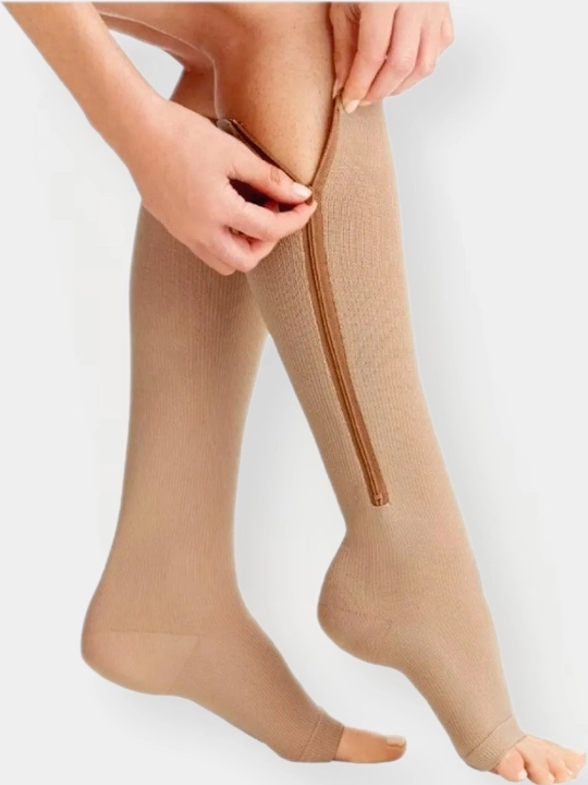 ZIP SOX kompressiyali golflar, qon aylanishini normallashtiradi, oyoq shishini oladi - 