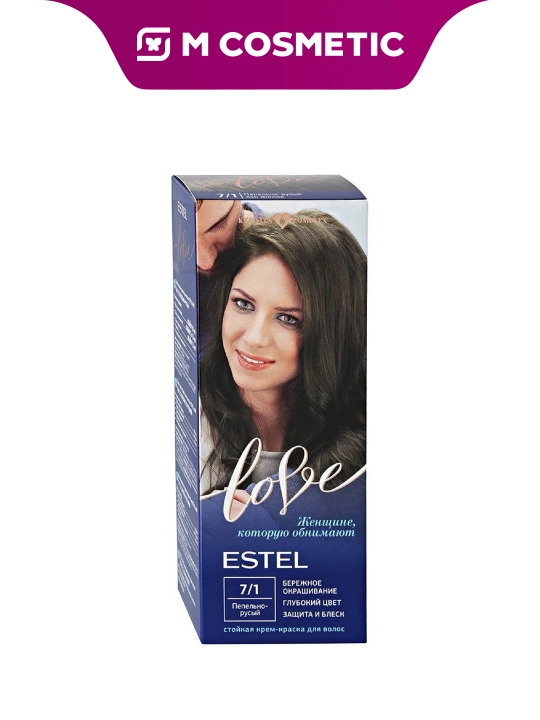 ESTEL Love Soch krem-bo‘yoq 7/1 Kul-jigarrang 115ml - 