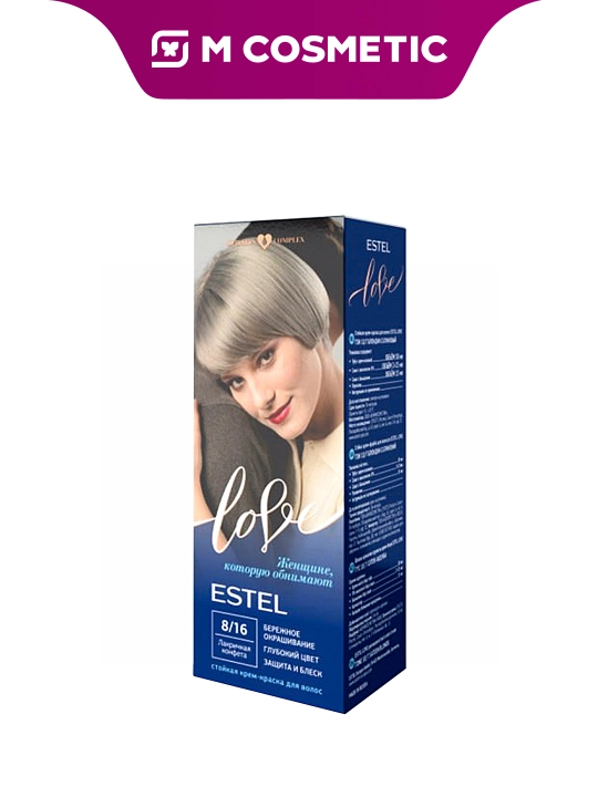 ESTEL Love Soch krem-bo‘yog'i, 8/16, Lakritsa shirinligi, 115 ml - 