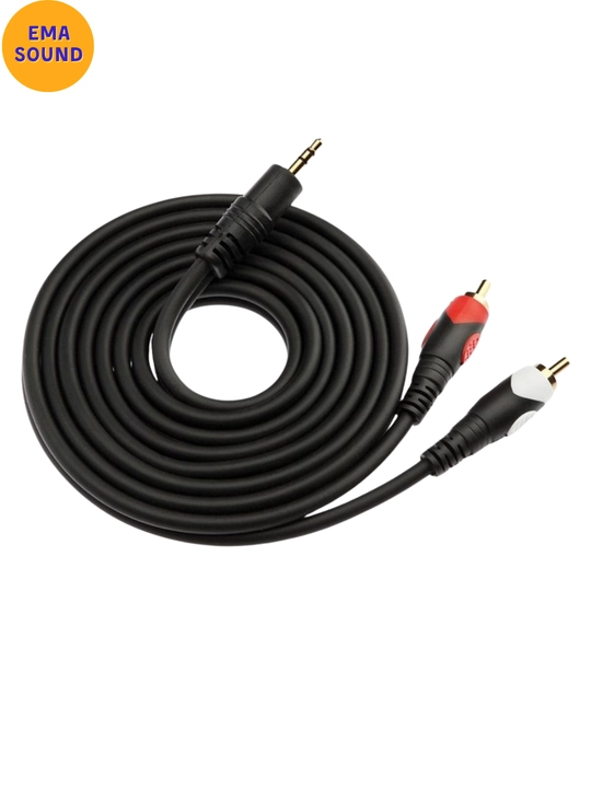 3.5mm jack to RCA 1.8 m, 5 m uzunlikda