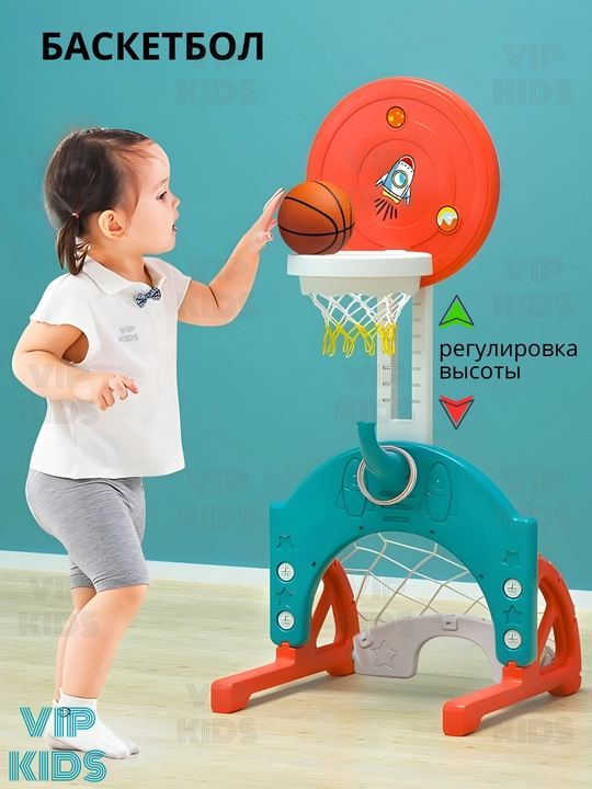 Игровая площадка для детей горка, качели, бассейн, баскетбольное кольцо, футбольные ворота