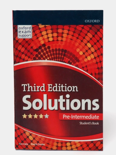 Solutions 3d Edition Pre-Intermediate StudentBook with WorkBook - 