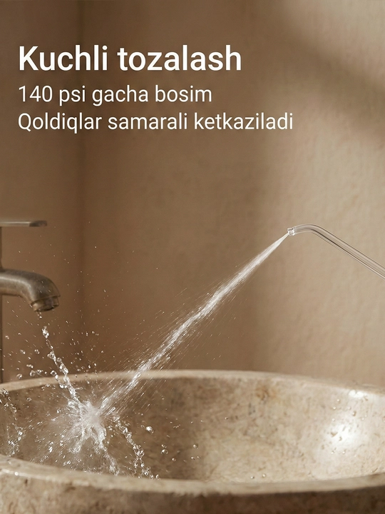 Ирригатор для чистки зубов и брекетов Xiaomi Water Flosser 2 портативный, беспроводной