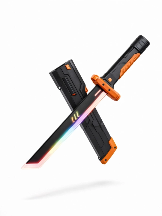 Меч, светящийся игрушечный меч Sparkblade с эффектами искр, тумана и звуком