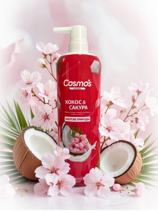 "COSMOS COSMETICS" shampuni, 1100 ml - 