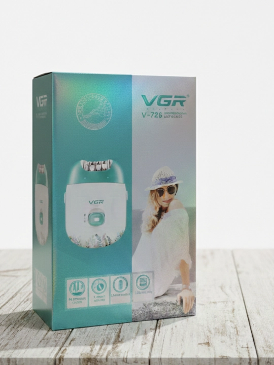 Professional VGR epilyatori: V-753 va V-726 modellarining, simsiz epilyator va depilyator