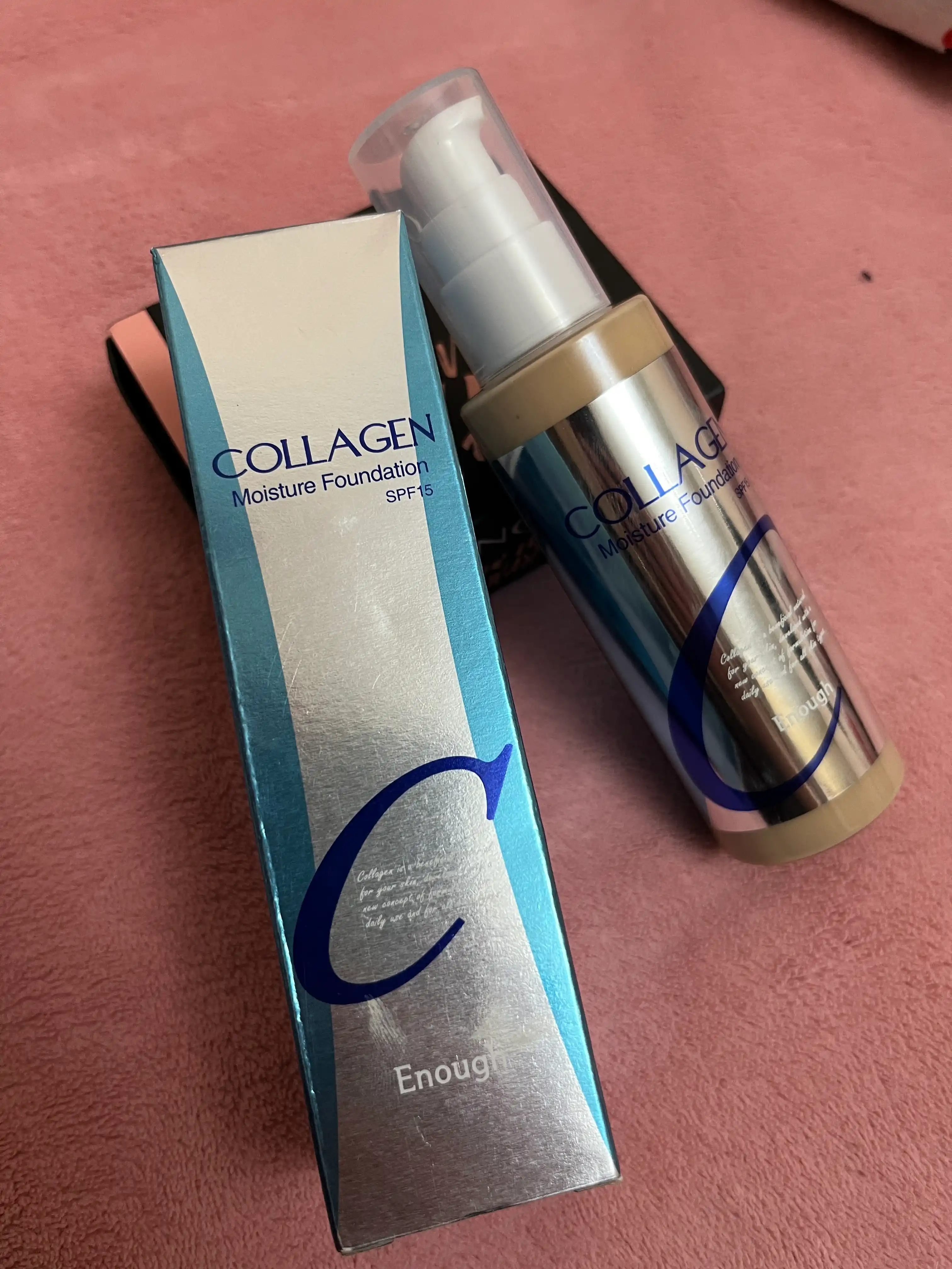 Namlovchi tonal kremi, kollagen bilan Enough Collagen Moisture Foundation, SPF15, 100 ml