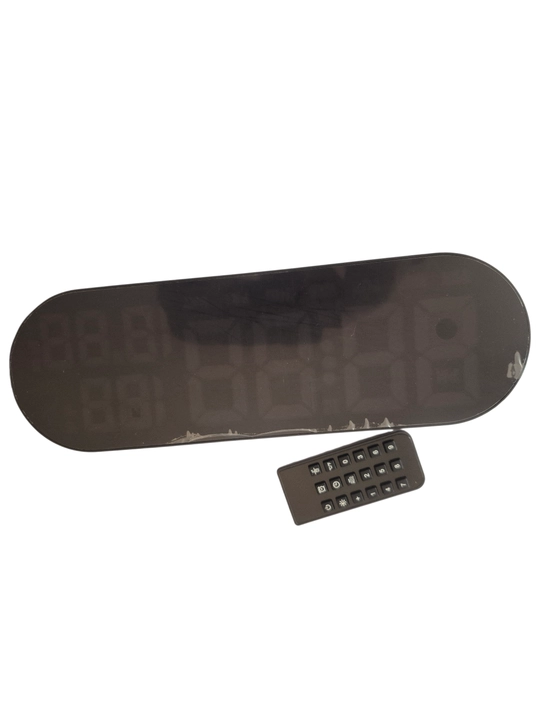 Raqamli soat, budilnik, taqvim, harorat sensori bilan, LED devor soati