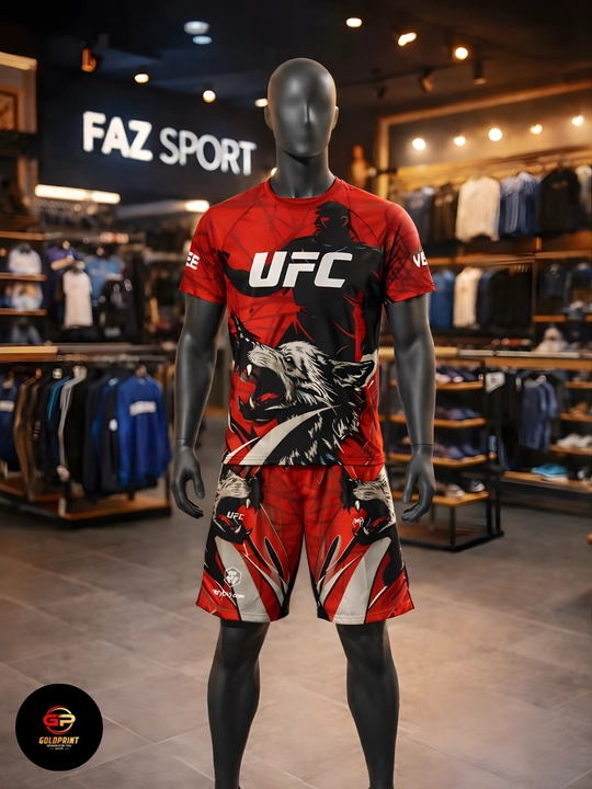 Wolf спортивные майки UFC, MMA, Grepling UfcWolf, соответствует телосложению Трест - 
