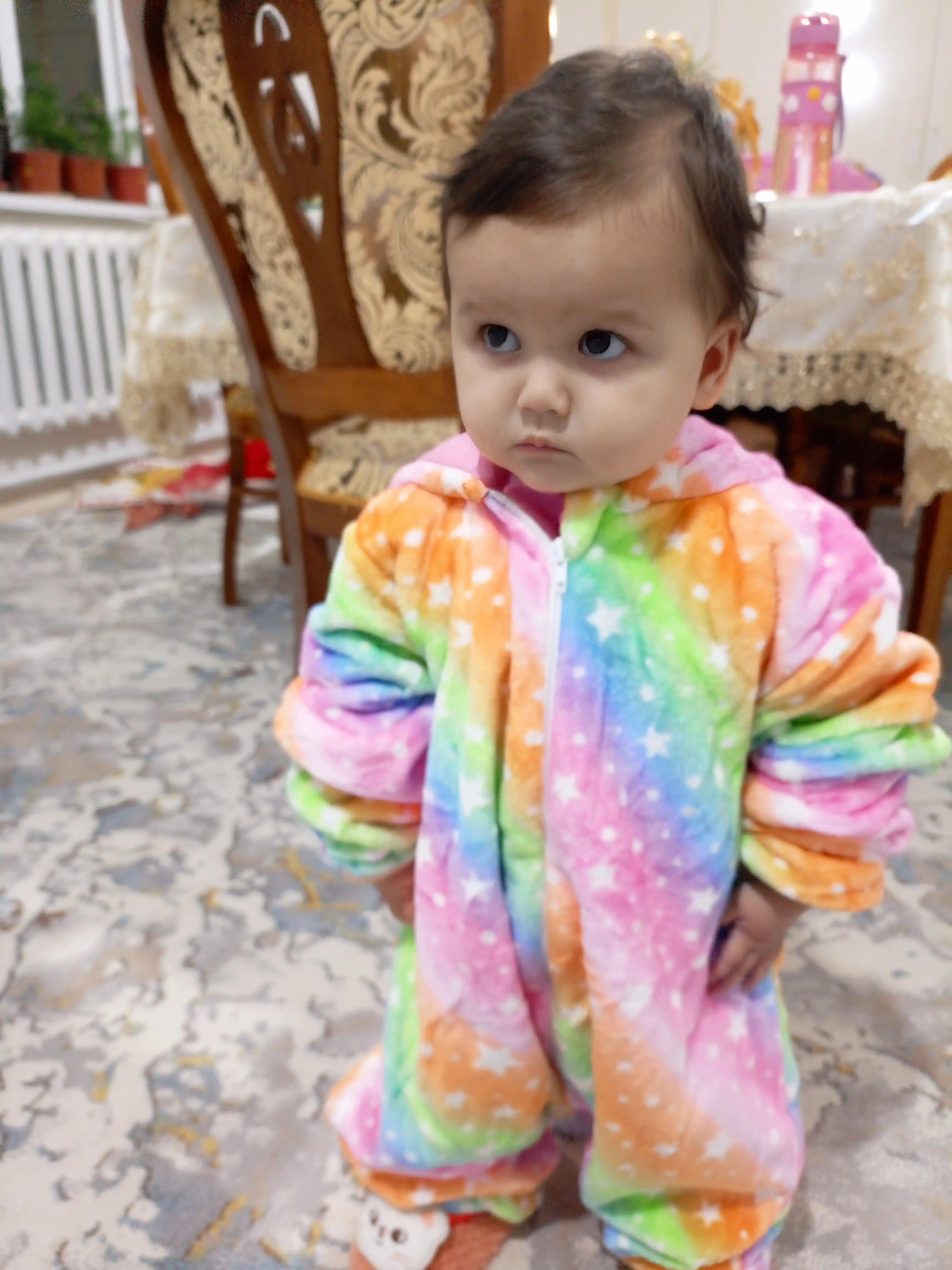 Кигуруми Michley - мягкий костюм-пижама для сна и игр, для малышей до 4-5 лет, флисовый