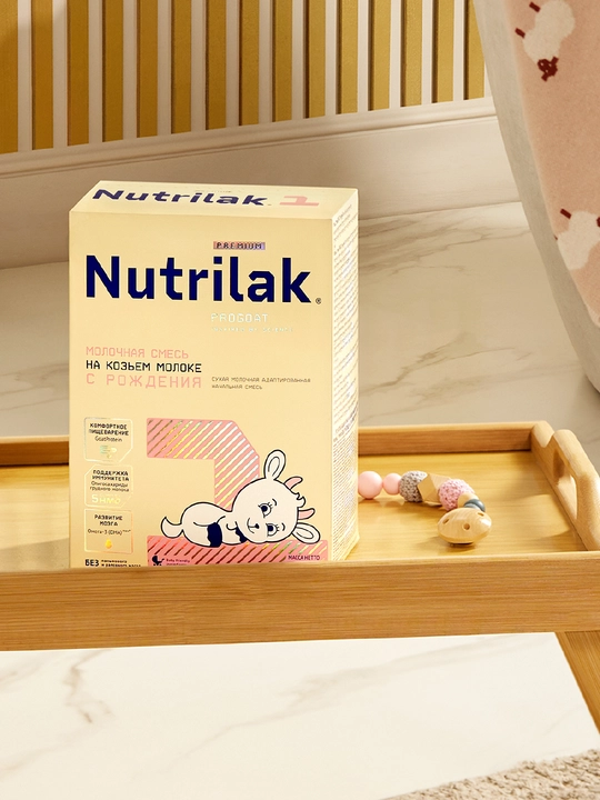 Quruq sutli aralashma Nutrilak Premium 1, echki sutidan, 600 g