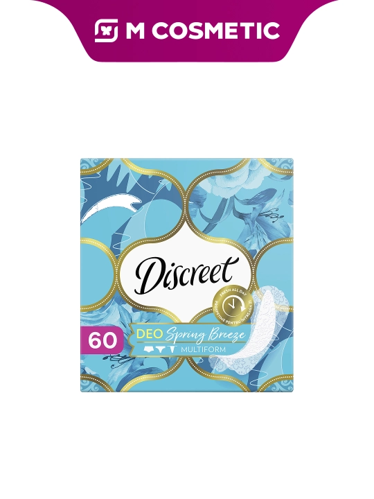 DISCREET Deo Kundalik prokladkalar Spring Breeze 60 dona (Prokter) - 