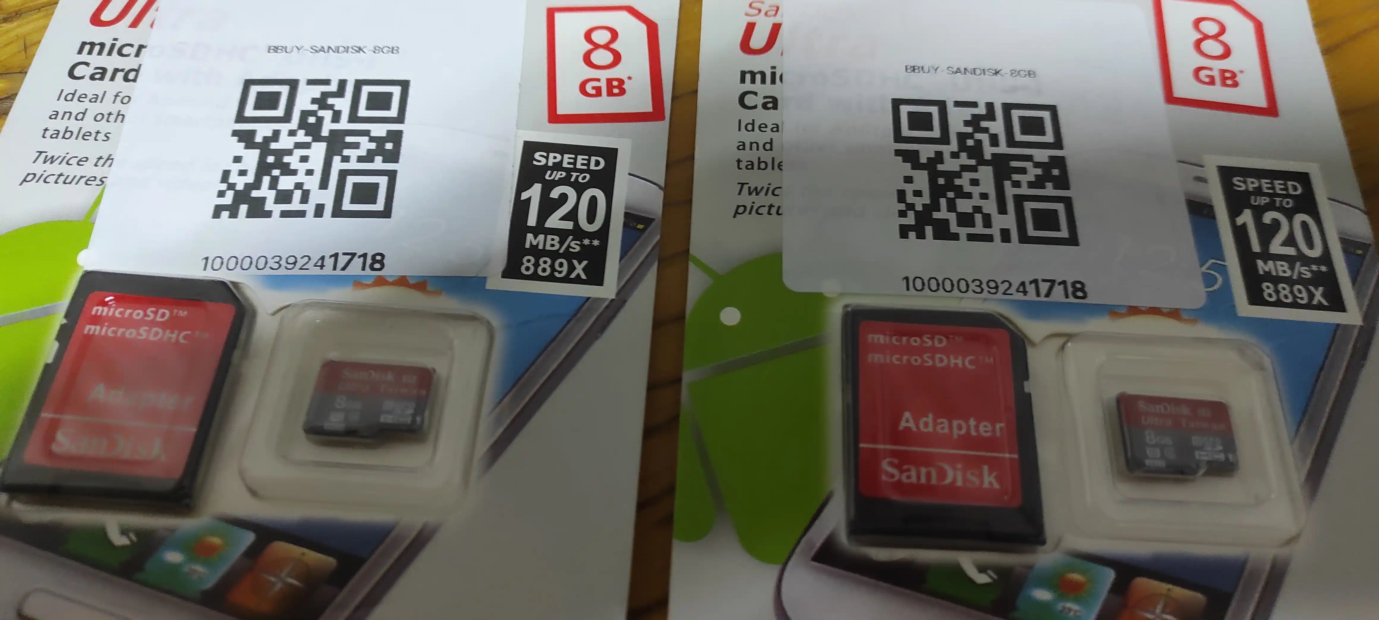 Fleshka,SanDisk Ultra MicroSD Xotira karta UHS-I (adapter bilan): 1|2|4|8|16|32|64|128 GB