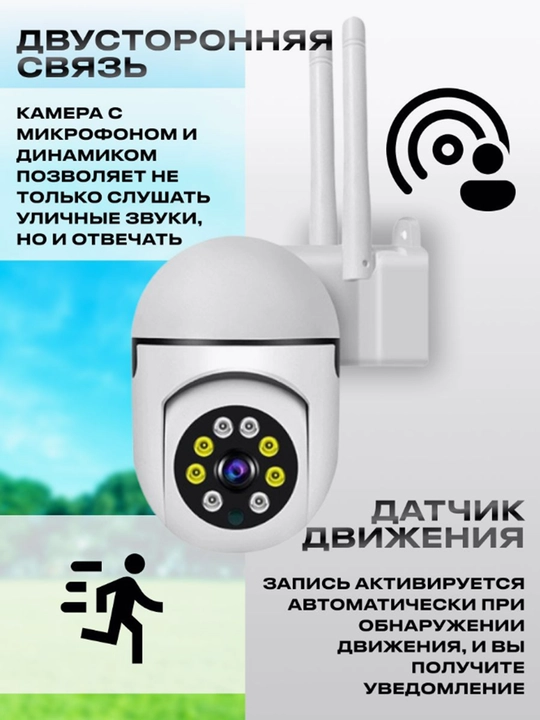 Wi-Fi Камера IP видеонаблюдения PTZ