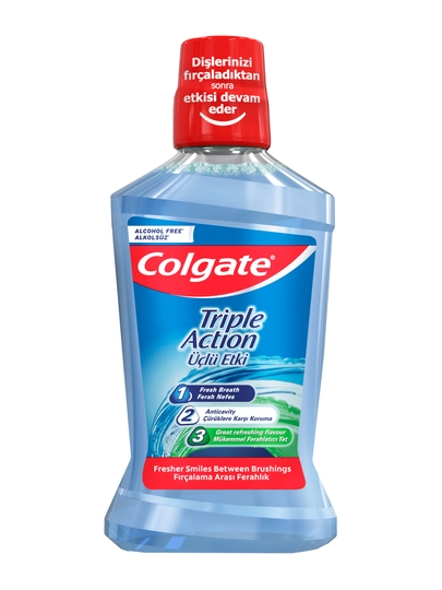 COLGATE Og‘iz chayish suvi “Uch karra ta’sir” 500 ml