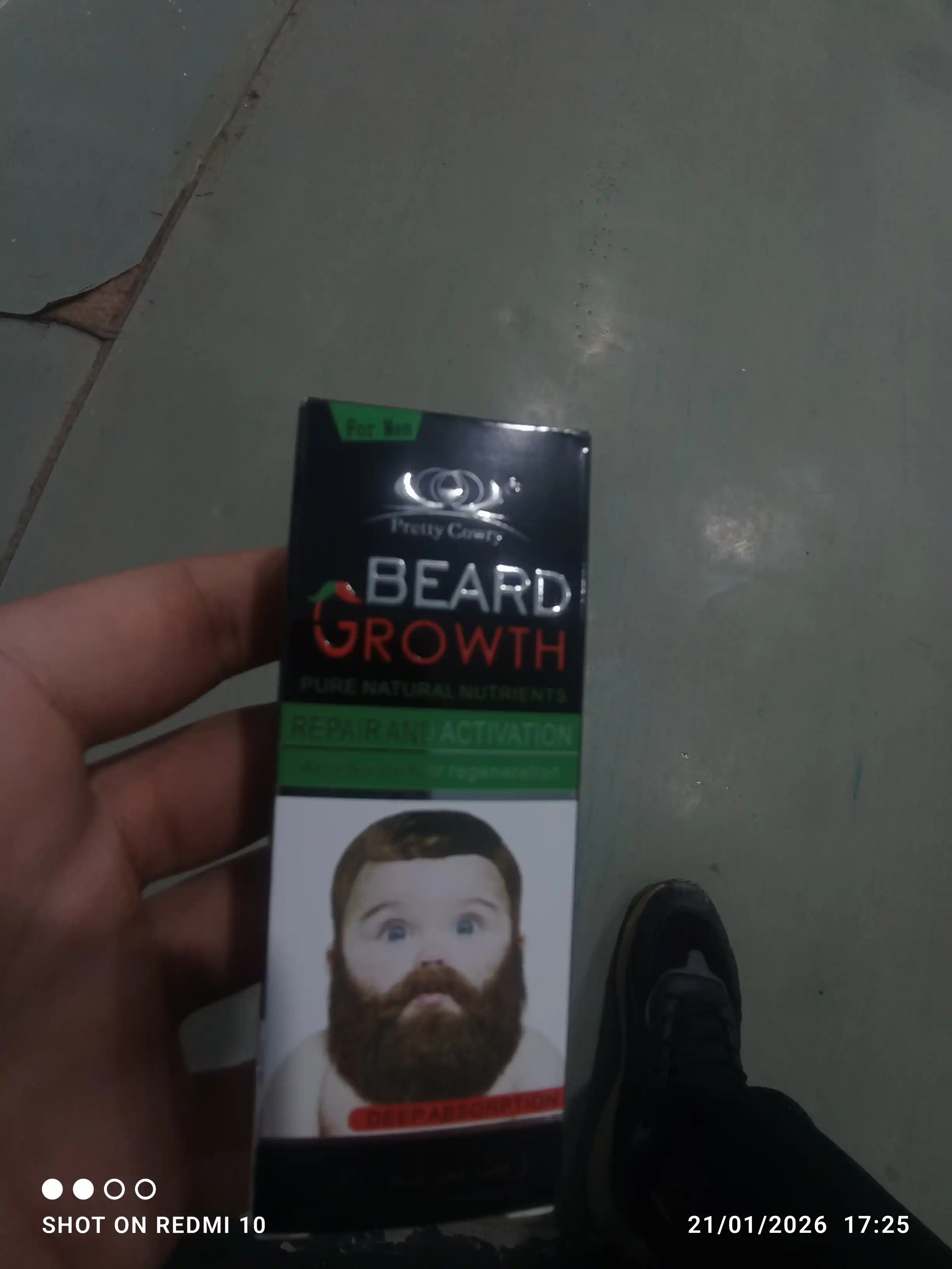 Масло для роста бороды и волос Beard Growth