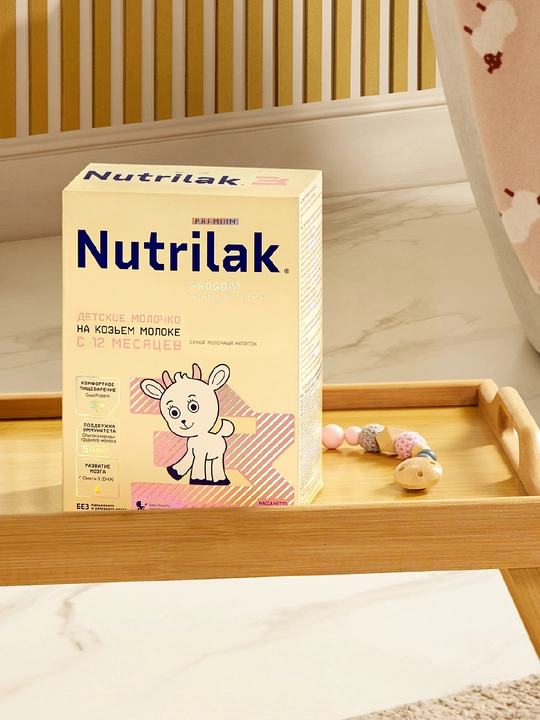Quruq sutli ichimlik Nutrilak Premium 3, echki sutidan, 600 g