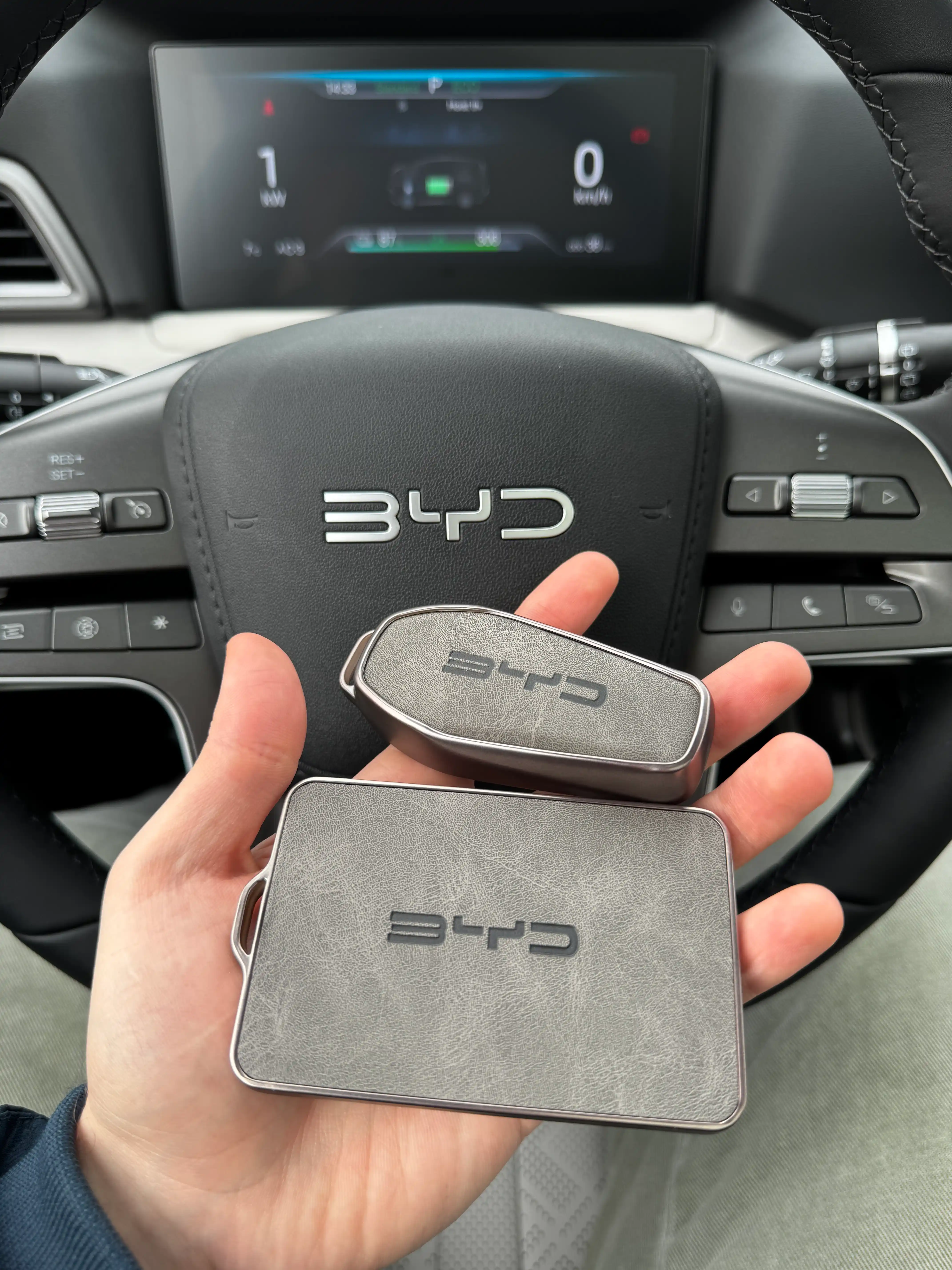 BYD/ZEEKR/LEAPMOTOR/Deepal smart-kaliti, NFC kartasi uchun eco charmdan himoya g'ilofi