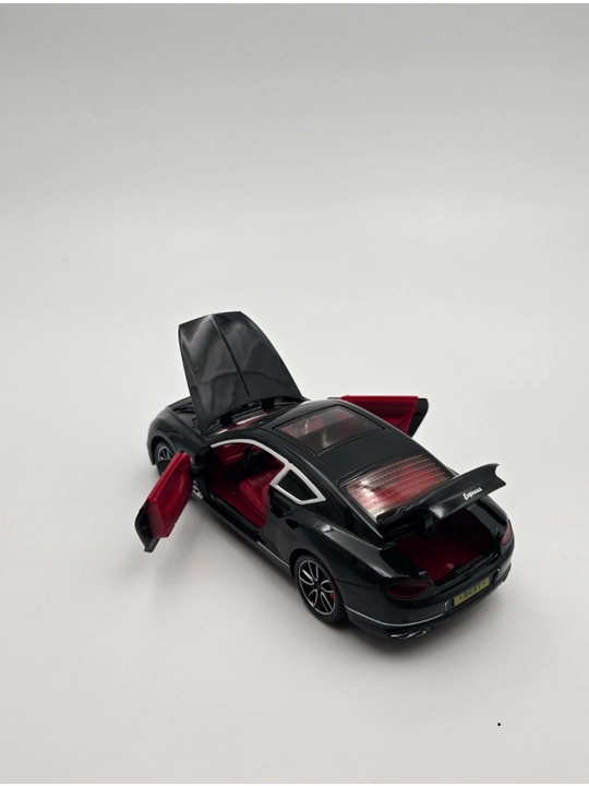 BENTLEY CONTINENTAL GT, коллекционный автомобиль, металлический, со звуком и светом