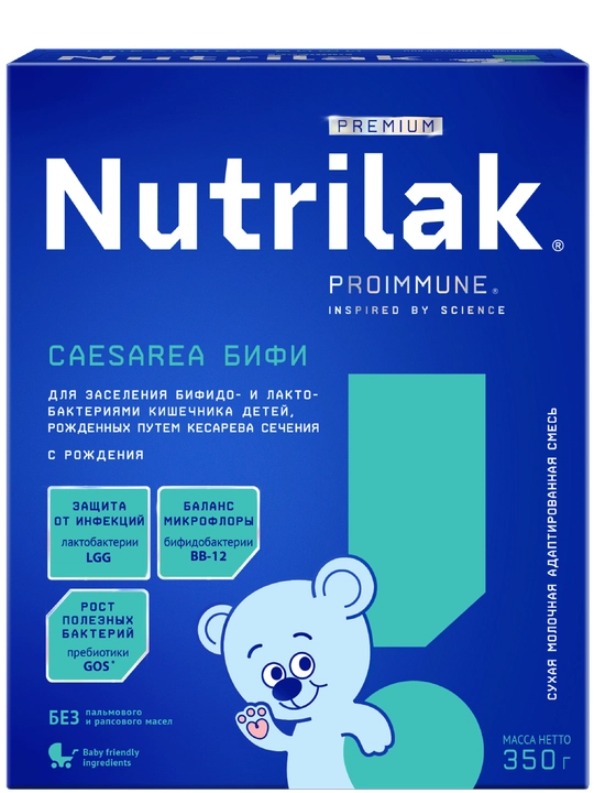 Сухая молочная смесь Nutrilak Caesarea БИФИ, адаптированная, 350 г - 