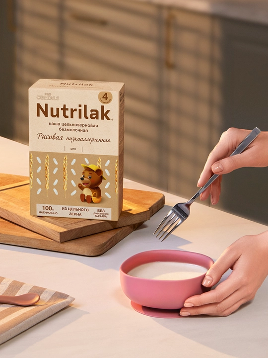 Nutrilak Premium Procereals sutsiz bo'tqa, kam alergenli guruch, 200 g