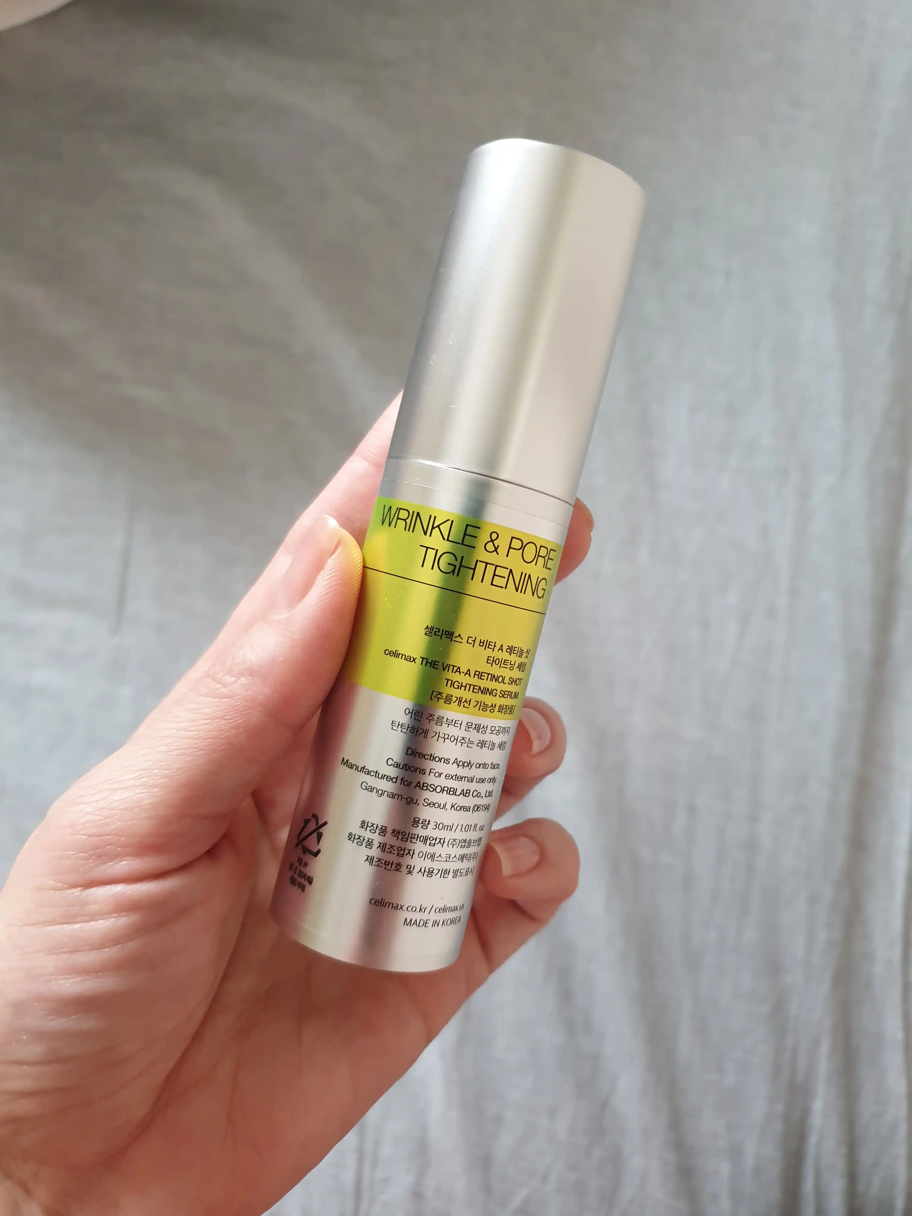 Retinol va mikroignalar bilan Celimax The Vita-A Retinol Shot Tightening Serum
