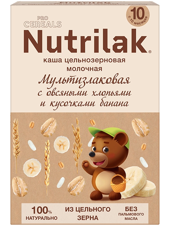 Suli yormasi va banan qo‘shilgan multilaks Nutrilak, 200 gr - 