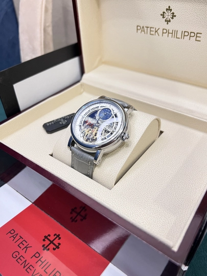 Часы мужские PATEK PHILIPPE, механика, классика — TIMEUZB-PHILIPEE-СВЕТЖЕЛ