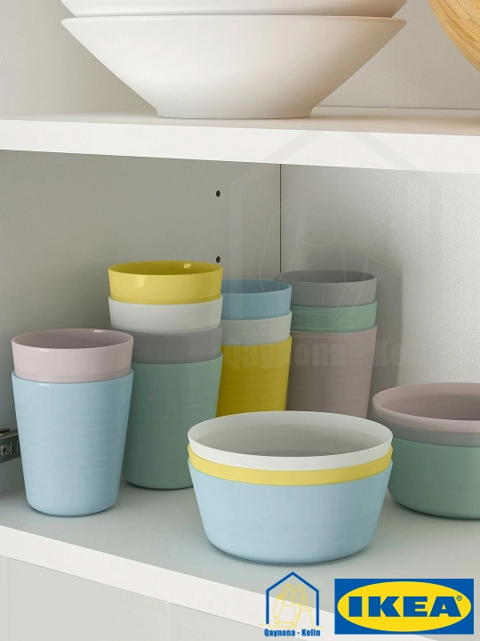 Набор для кормления ребенка, детская посуда, 6 предметов, IKEA KALAS