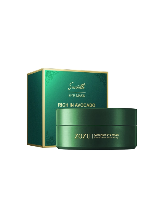 Kofein, atirgul, oltin va avokado qo'shilgan ko'z niqoblari. 80 g, 60 ta niqob / 30 juft - 