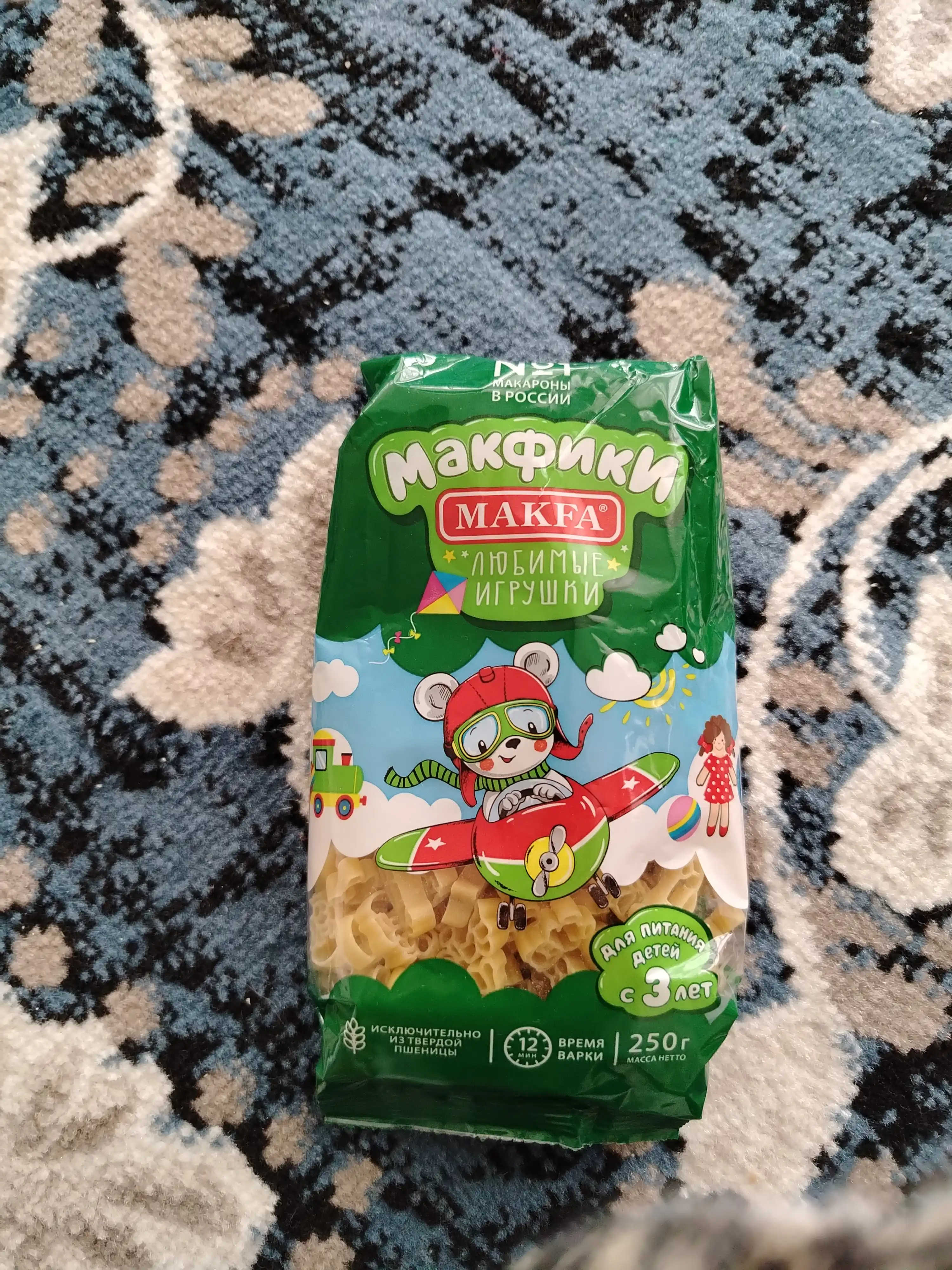 Макароны Макфики Любимые игрушки Makfa, 250 g