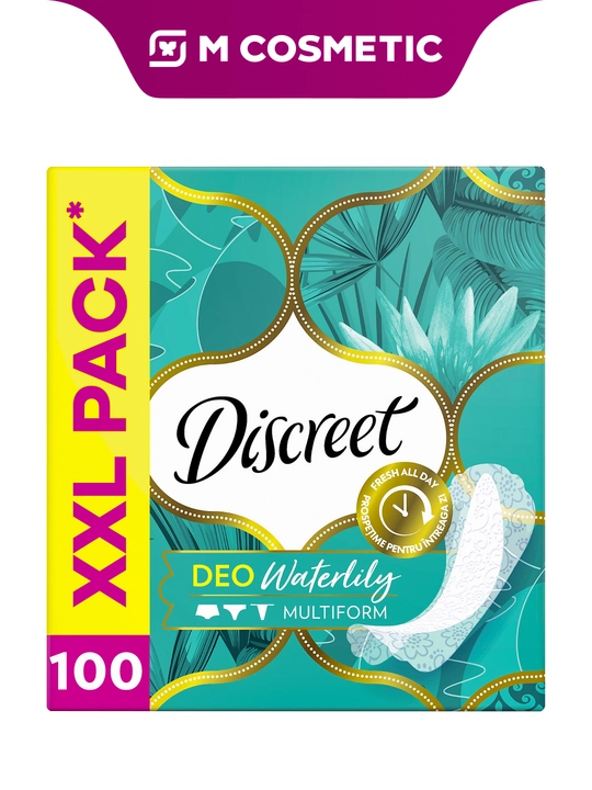 DISCREET Deo Ежедневные прокладки Waterlily 100 штук - 