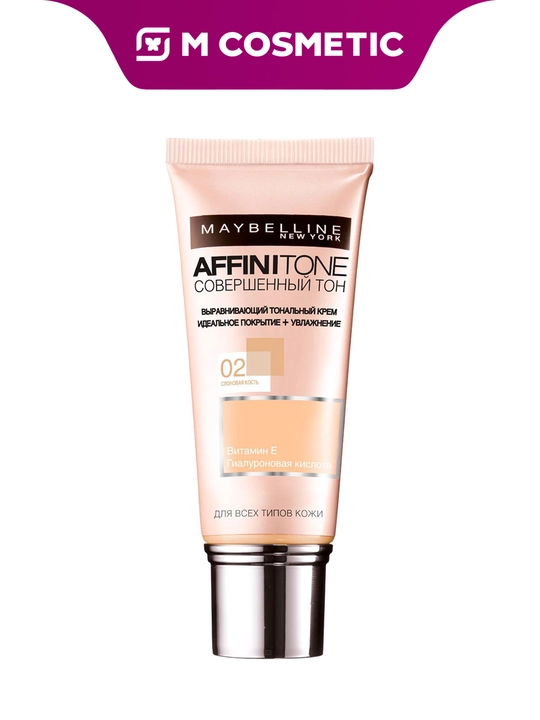 MAYBELLINE Affinitone тональный крем 02 30мл - 