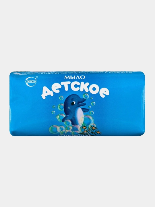 Туалетное мыло "Детское" с чередой 100 гр - 